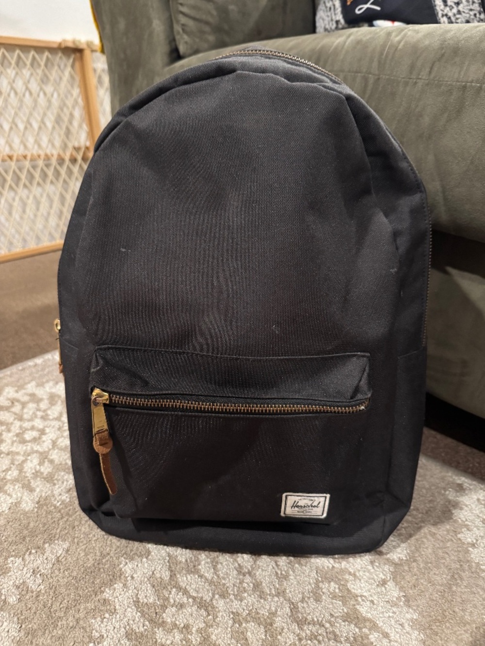 Black Herschel Backpack